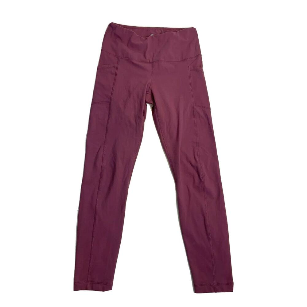 Yogalicious Women's Dusty Rose Pink Yoga Pants Leggings Size S